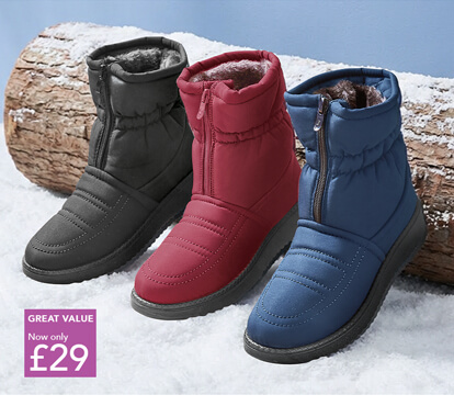 Wide Fit Showerproof Boot